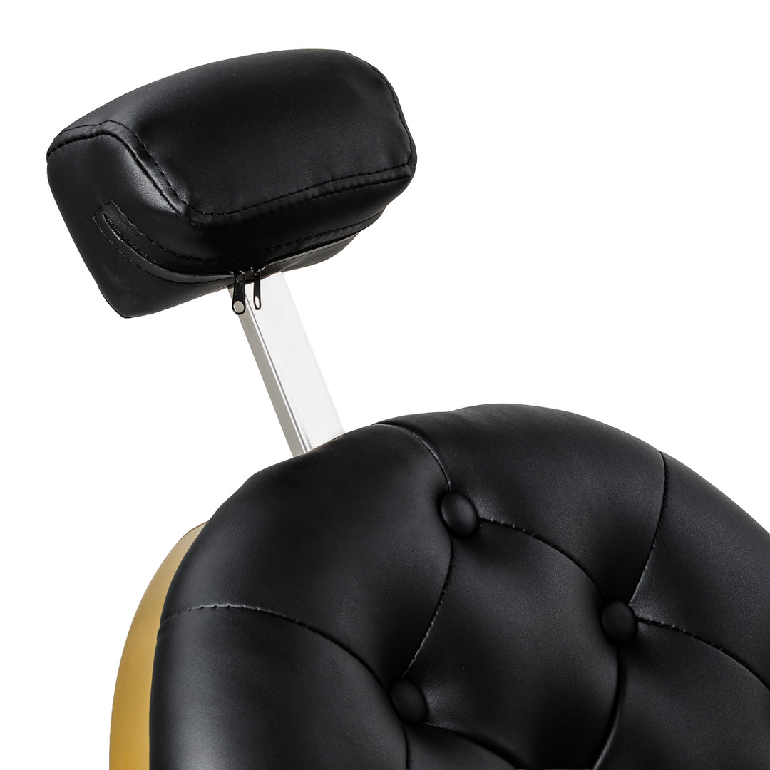 Fauteuil Barbier Gabbiano Niccolo Noir-Or - image 11