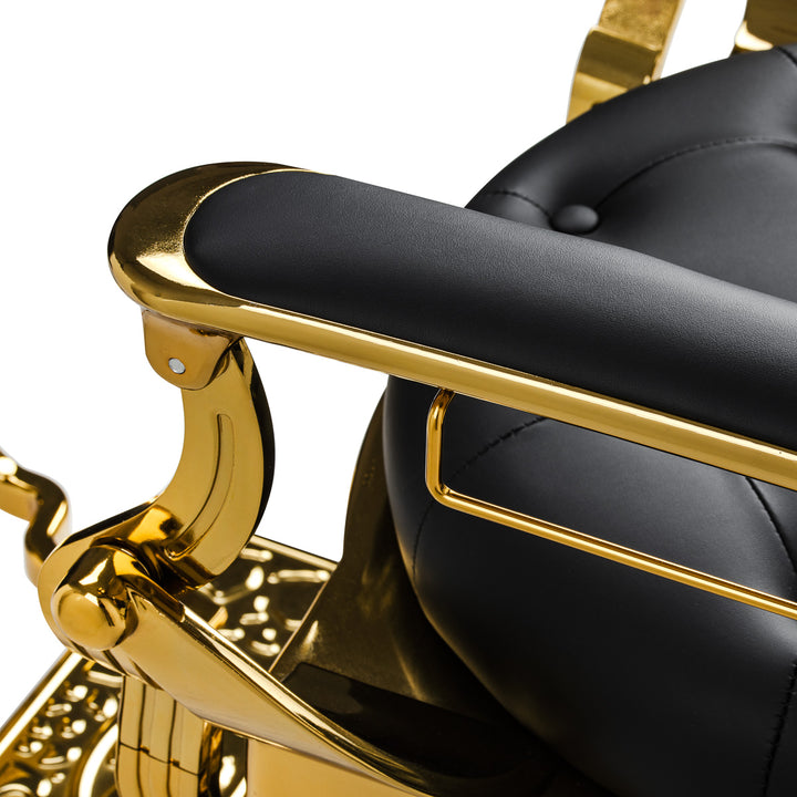 Fauteuil Barbier Gabbiano Niccolo Noir-Or - image 17
