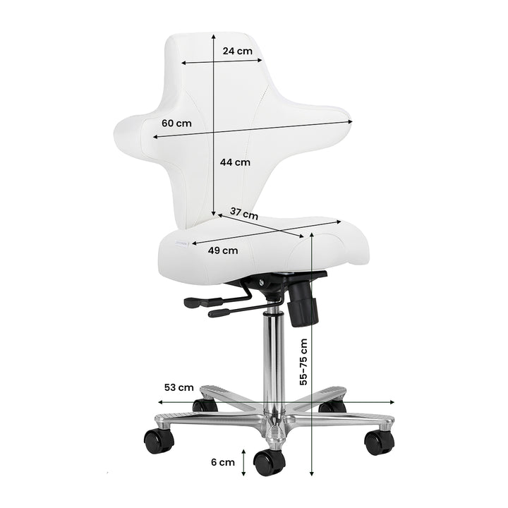 Tabouret à Roulettes Azzurro Special 152 Blanc neige - image 10