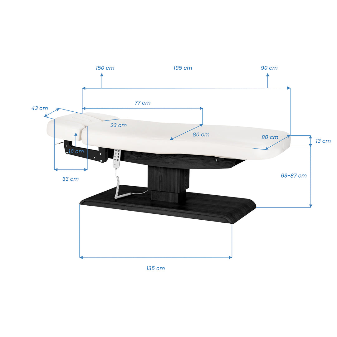 Table de massage électrique Sillon Relax Blanc-Noir - image 19