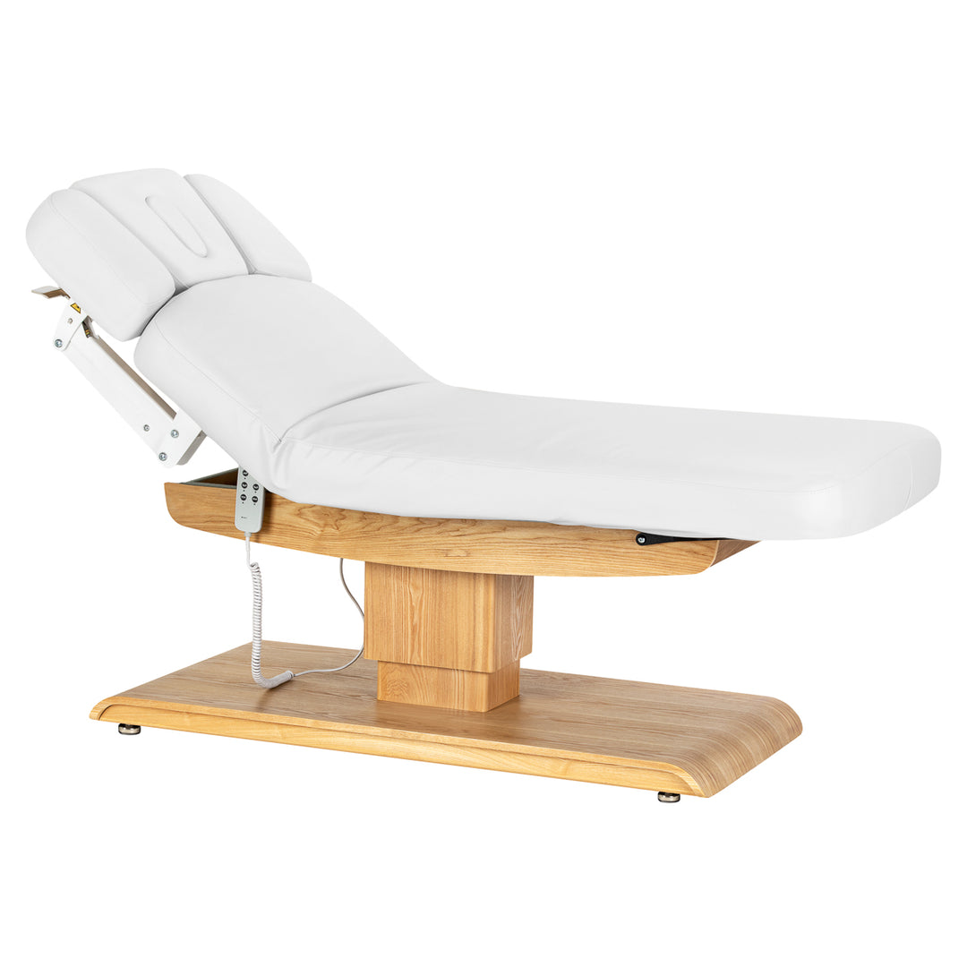 Table de massage électrique Sillon Relax Blanc-Brun clair - image 2