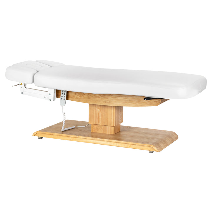 Table de massage électrique Sillon Relax Blanc-Brun clair - image 4