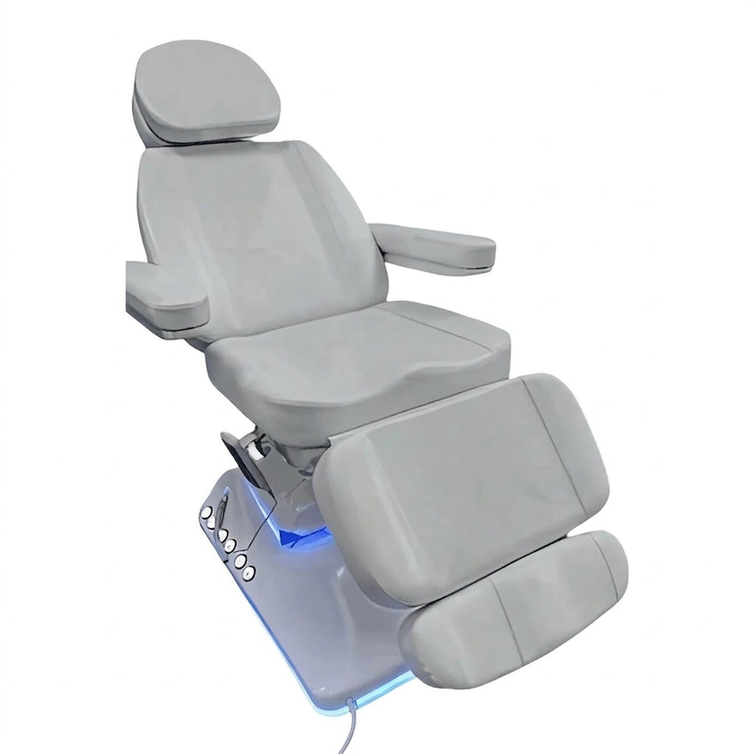 Fauteuil Esthétique Électrique P Clinic Bighorn Blanc avec éclairage et chauffage