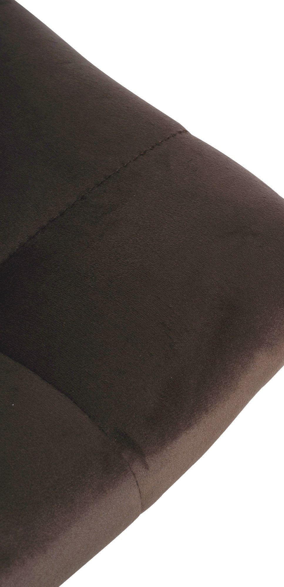 Tabouret de Bar avec Dossier Réglable Pivotant 107 Velours Marron - image 7