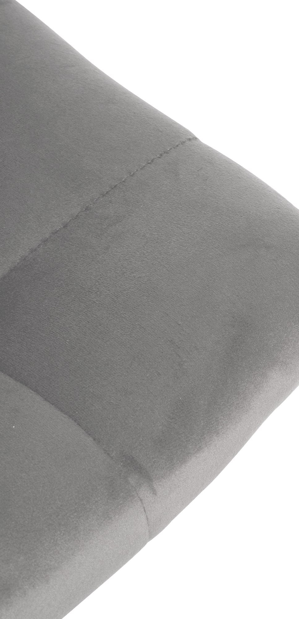 Tabouret de Bar avec Dossier Réglable Pivotant 107 Velours Gris - image 7