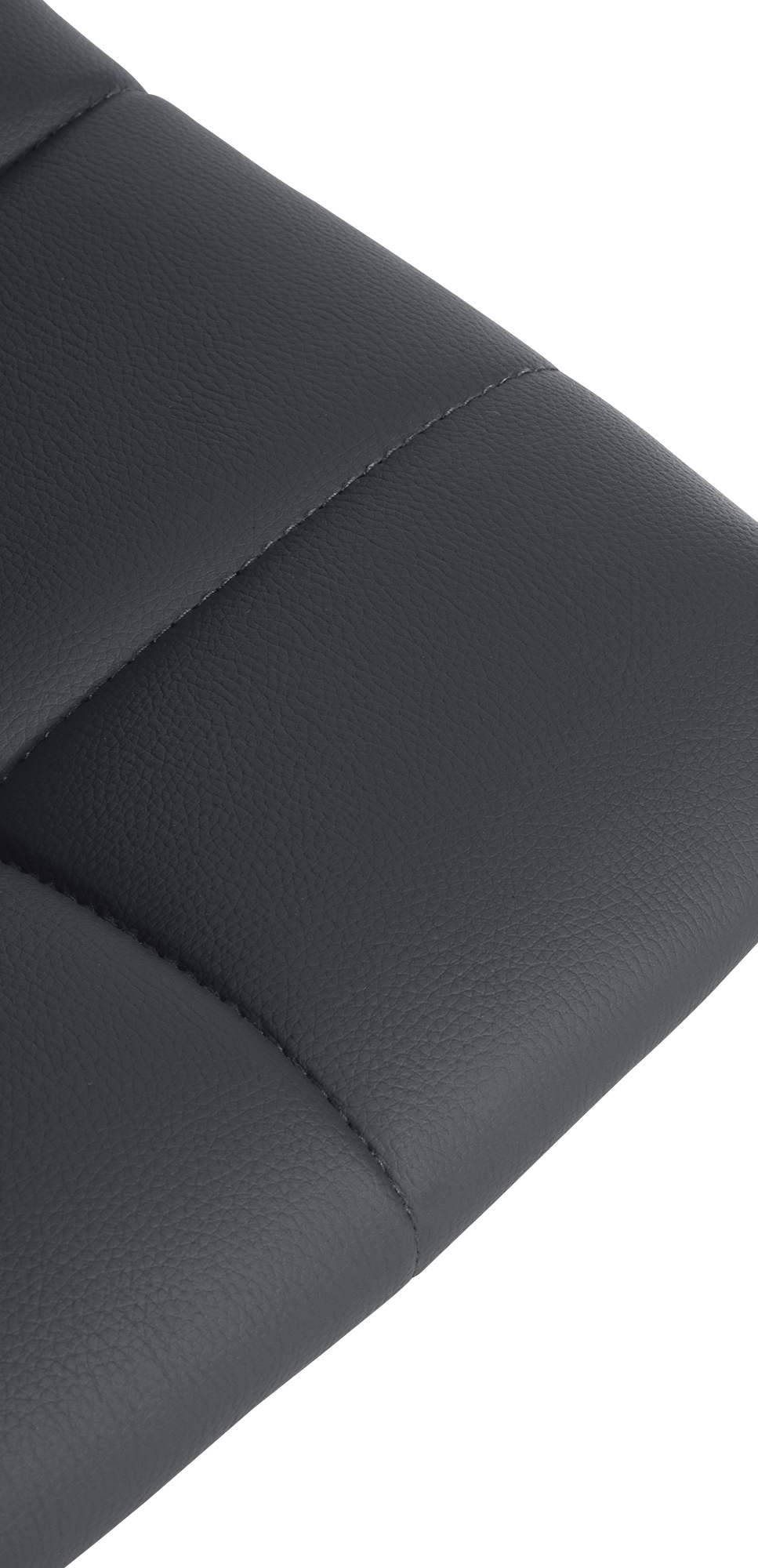 Tabouret de Bar avec Dossier Réglable Pivotant 107 Similicuir Gris - image 7