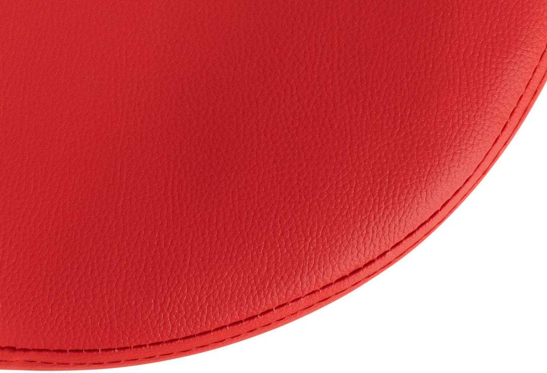 Tabouret de Bar Réglable Pivotant 109 Similicuir Rouge - image 6
