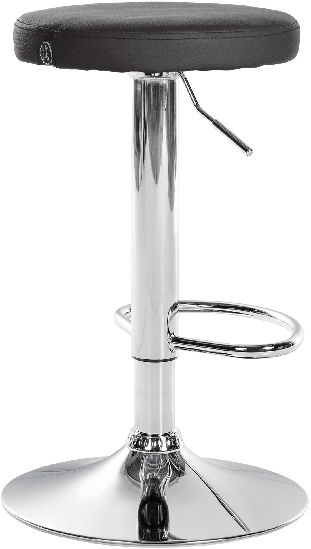 Tabouret de Bar Réglable Pivotant 109 Similicuir Noir - image 5