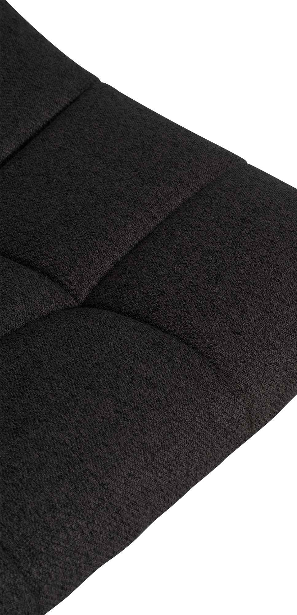 Lot de 2 Tabourets de Bar avec Dossier Réglables Pivotants 107 Tissu Noir - image 8