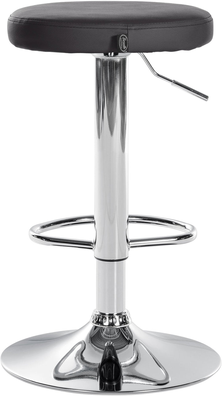 Lot de 2 Tabourets de Bar Réglables Pivotants 109 Similicuir Noir - image 6