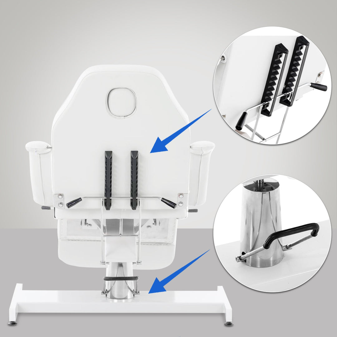 Fauteuil Esthétique Hydraulique 102 Podo Blanc - image 5