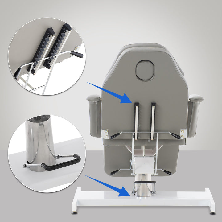 Fauteuil Esthétique Hydraulique 102 Gris - image 4