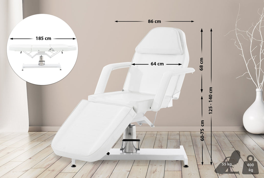 Fauteuil Esthétique Hydraulique 102 Blanc - image 2