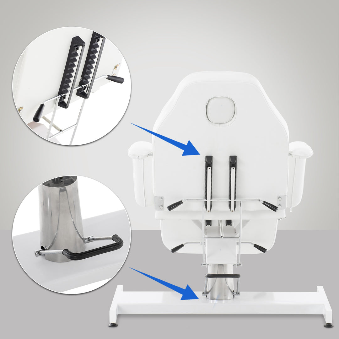 Fauteuil Esthétique Hydraulique 102 Blanc - image 4