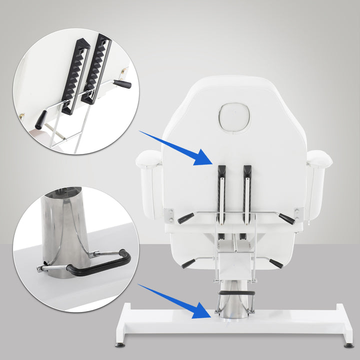 Fauteuil Esthétique Hydraulique 102 Blanc - image 4