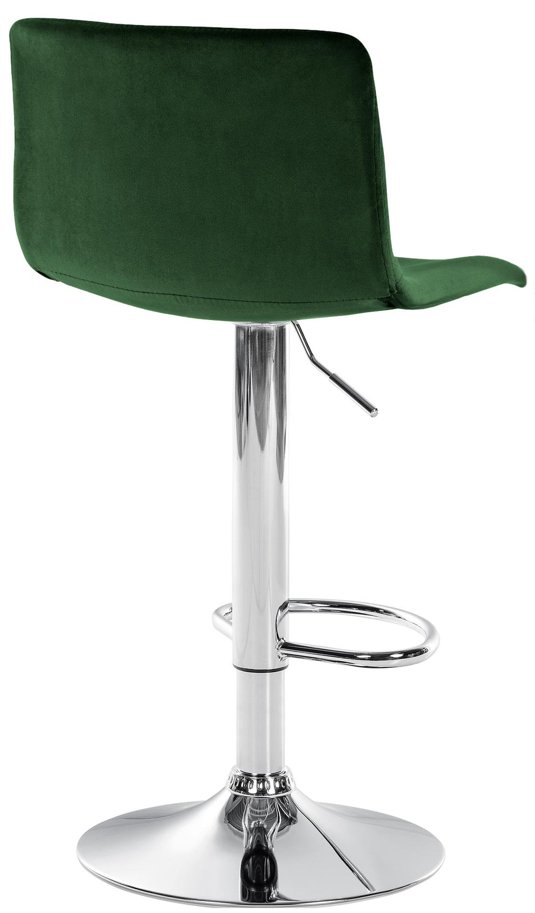 Tabouret de Bar avec Dossier Réglable Pivotant 105 Velours Vert - image 7
