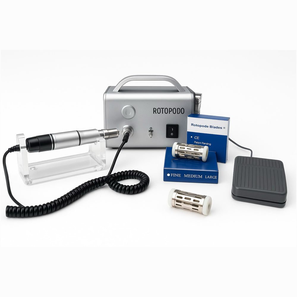 Ponceuse Ongle PodoMonium RotoPodo Set avec Pédale