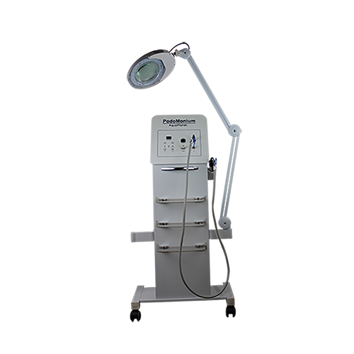 Ponceuse Ongle PodoMonium Aquaplanet sur Colonne avec Lampe Loupe