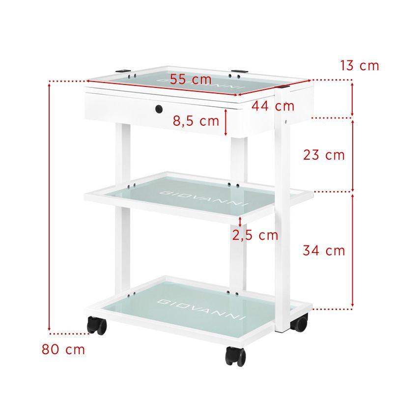 Commode cosmétique SPA Azzurro 993A Blanc 5