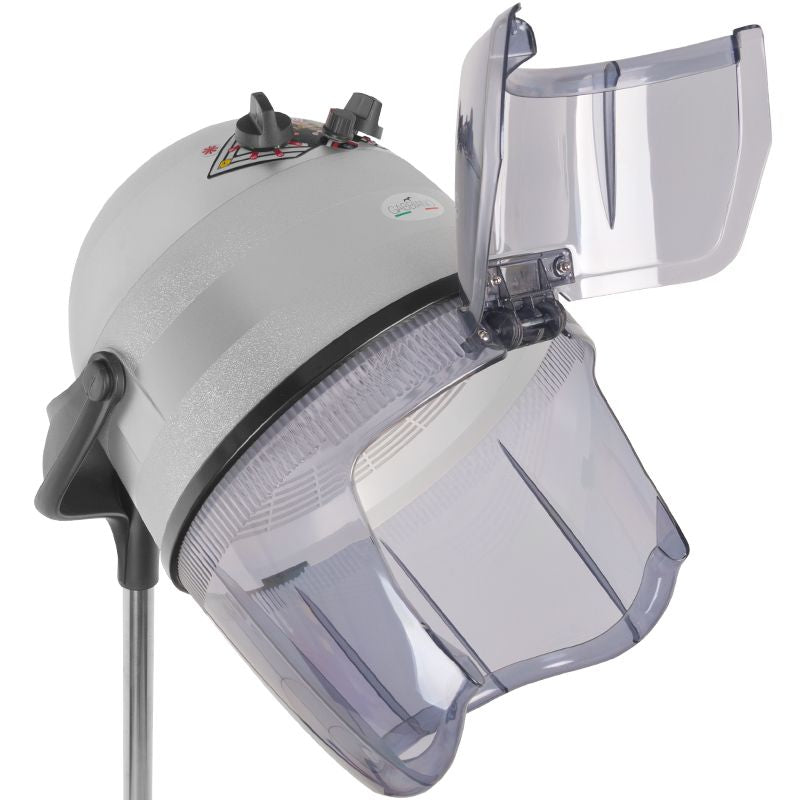 Gabbiano Casque de Séchage avec Trépied LIV-202S Triple Speed Ionic Argent 4