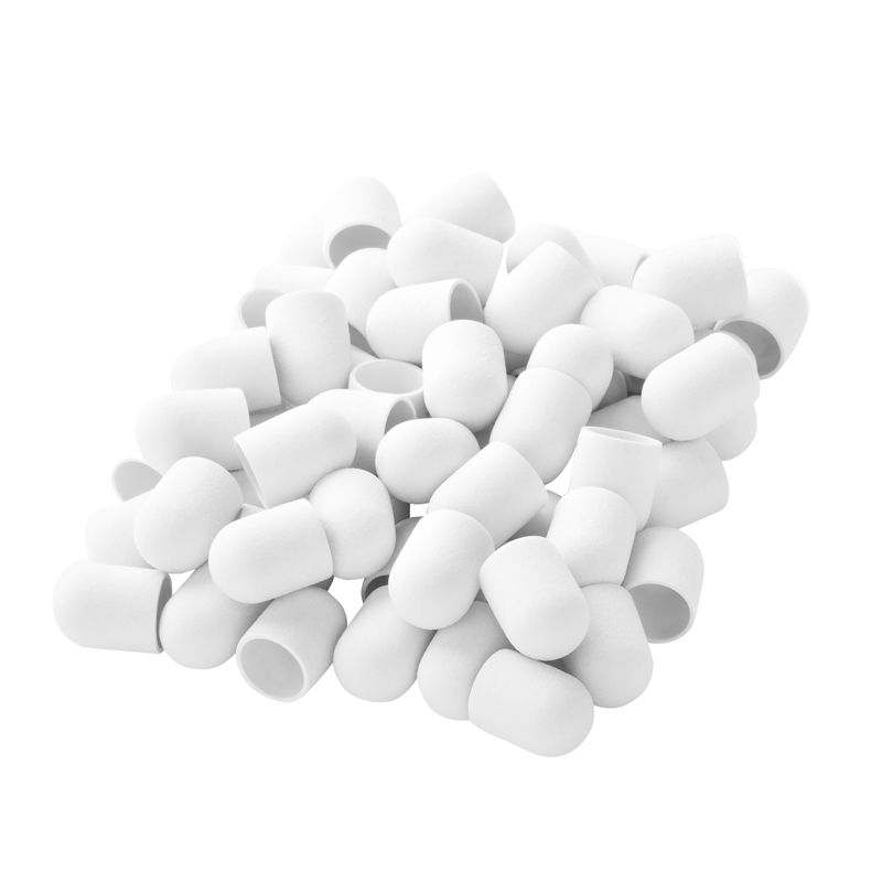 Exo Émeri Courbé 13 mm Blanc Fin 100x