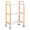 Chariot de Service Cosmétique HS09 Bois Blanc