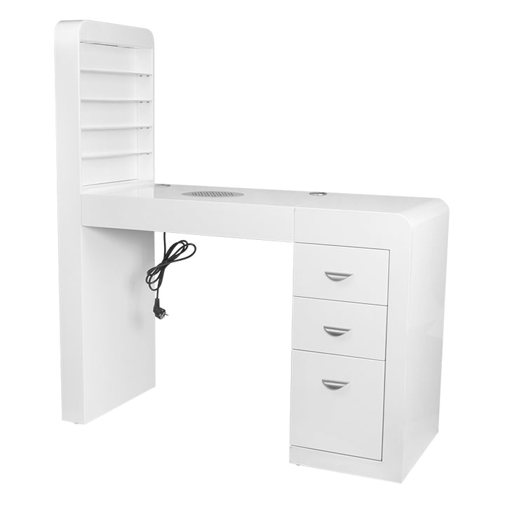 Table de manucure 310 Blanc Gauche 8