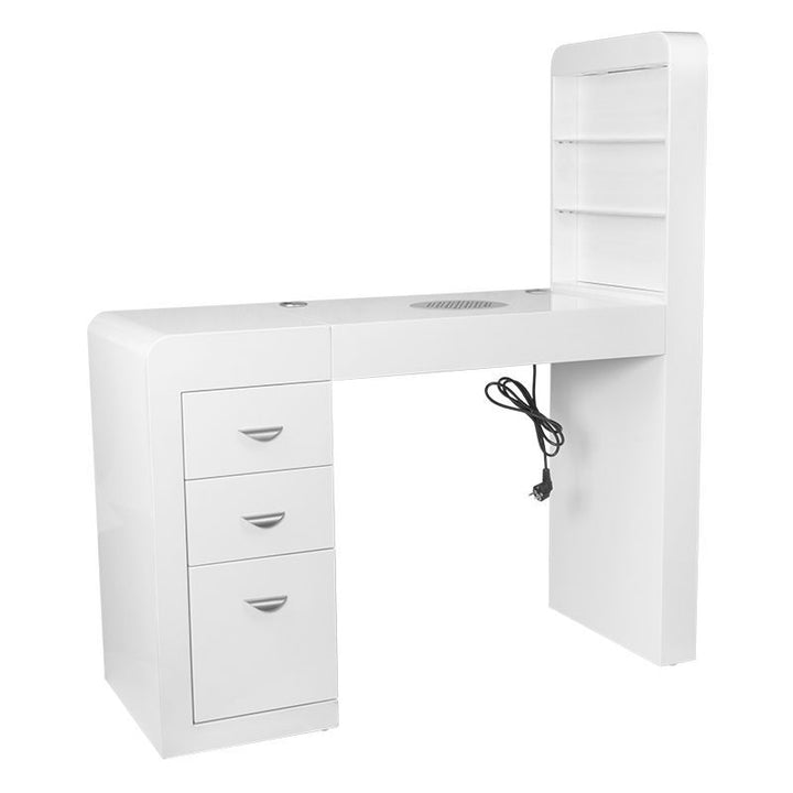 Table de manucure 310 Blanc Droite 6