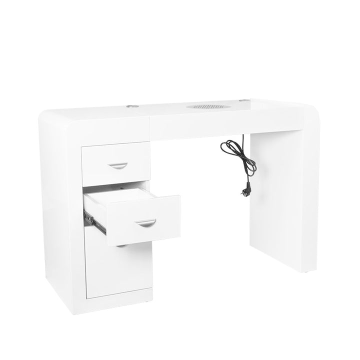 Table de manucure 312 Blanc Droite 2