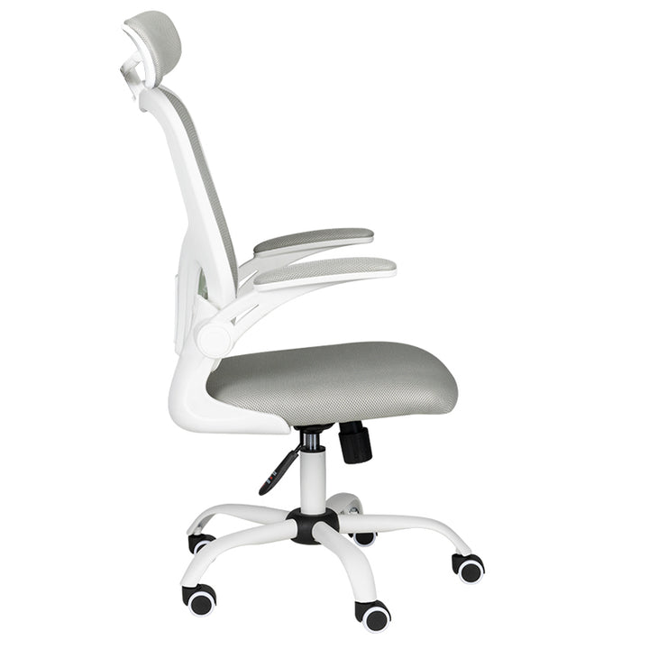 Chaise de bureau Max Confort 73H Blanc-Grau 2
