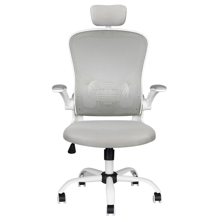 Chaise de bureau Max Confort 73H Blanc-Grau 4