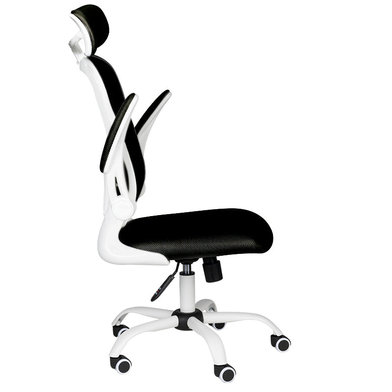 Chaise de bureau Max Confort 73H Blanc-Noir 3