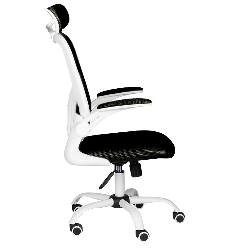 Chaise de bureau Max Confort 73H Blanc-Noir 4