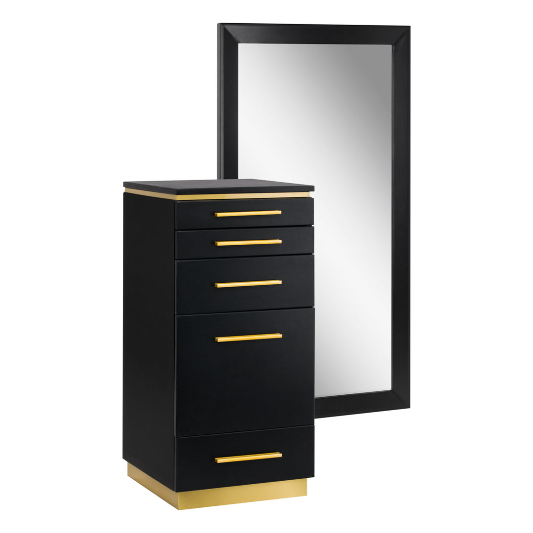 Miroir de Coiffure Gabbiano avec Cabinet YR-9017 1