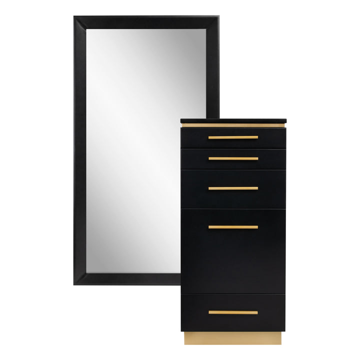 Miroir de Coiffure Gabbiano avec Cabinet YR-9017 2