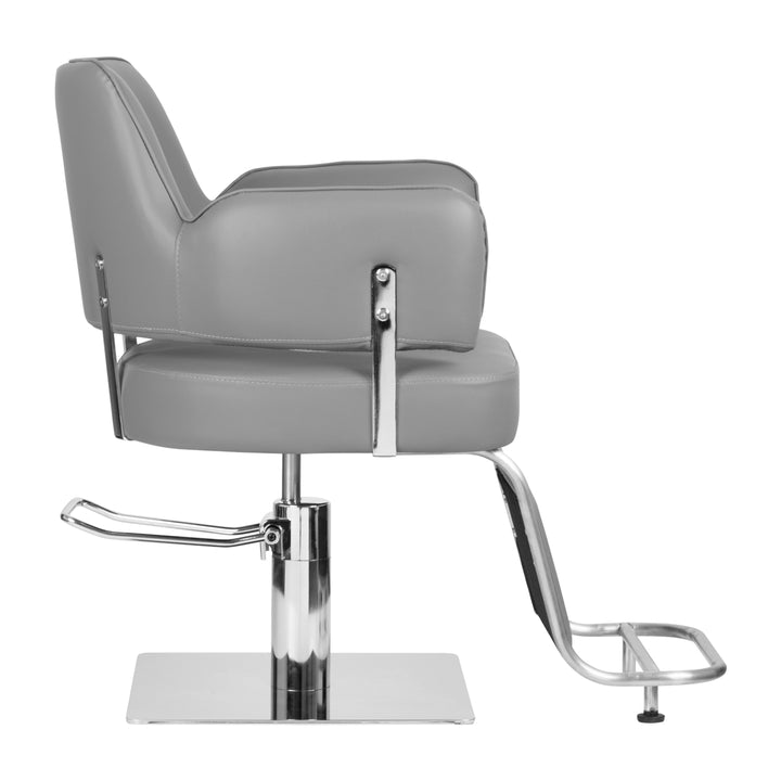 Fauteuil de Coiffeur Gabbiano Linz Argent Gris 2