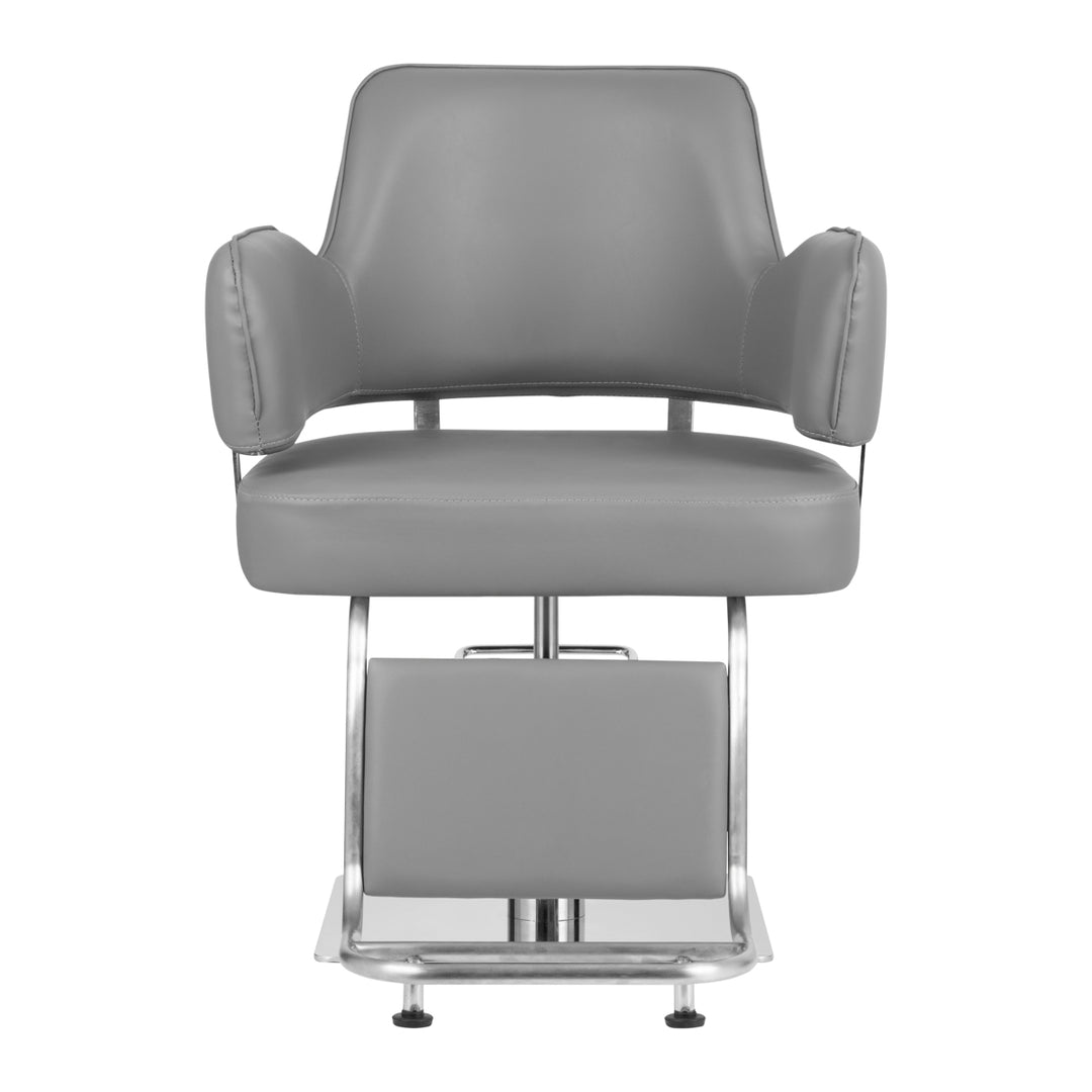 Fauteuil de Coiffeur Gabbiano Linz Argent Gris 3