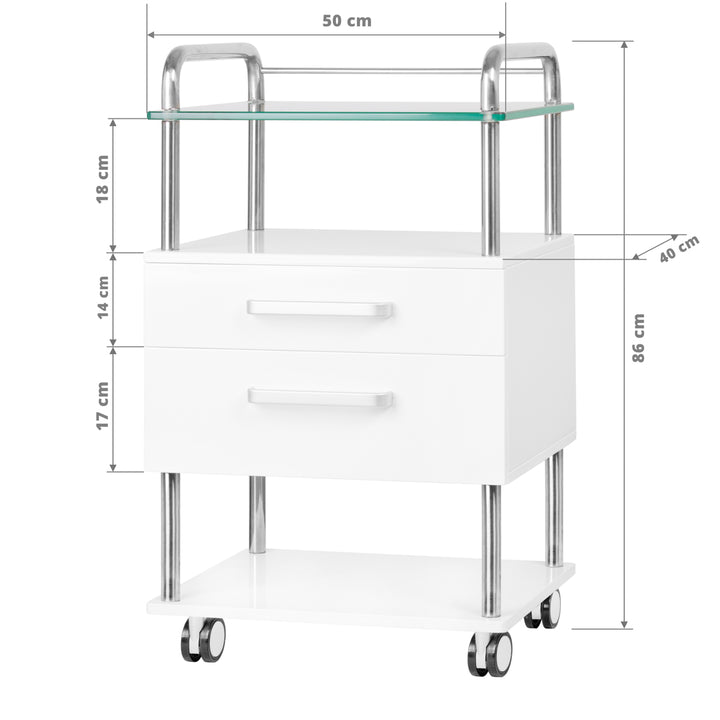 Commode cosmétique SPA Azzurro 993A Blanc 5