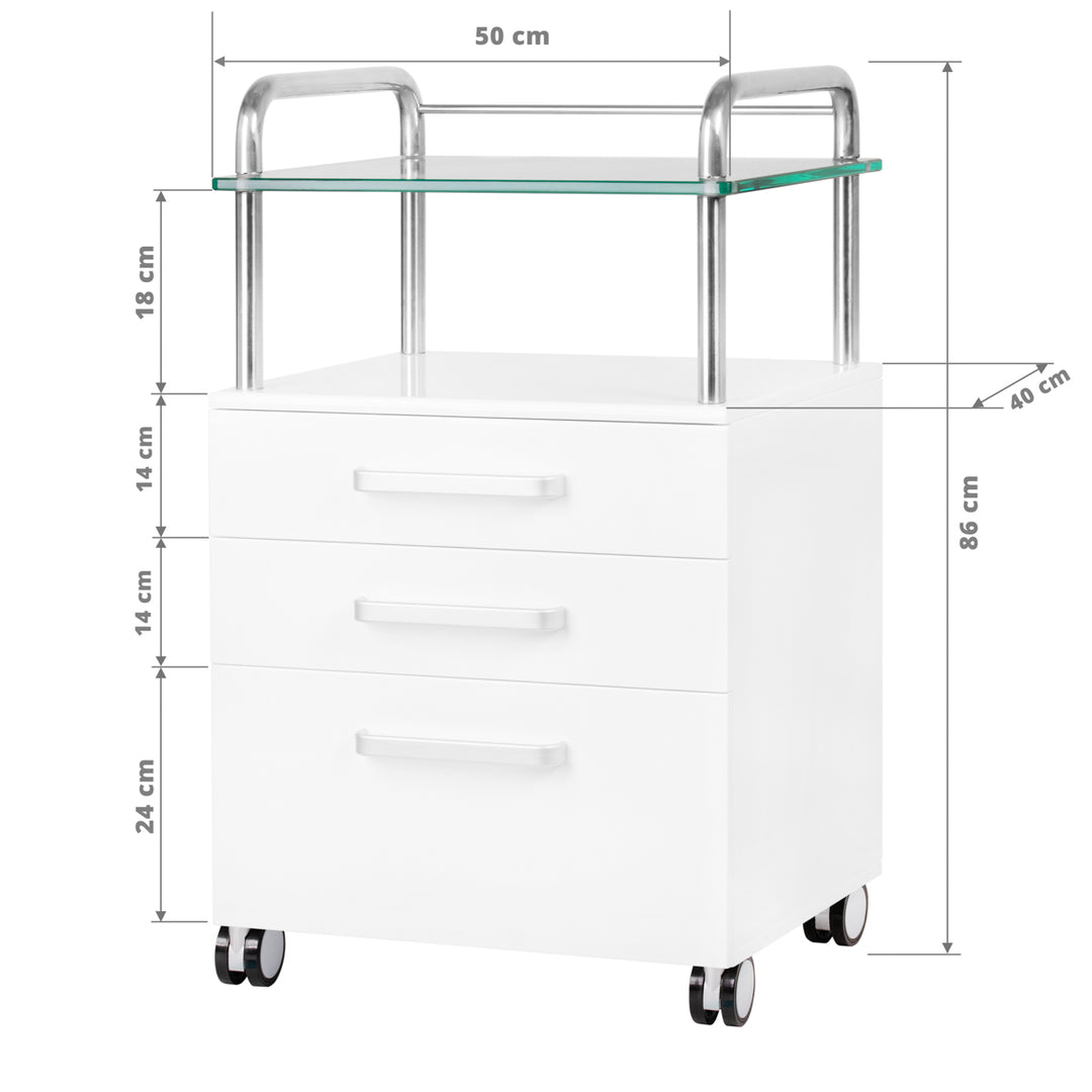 Commode cosmétique SPA Azzurro 993A Blanc 5