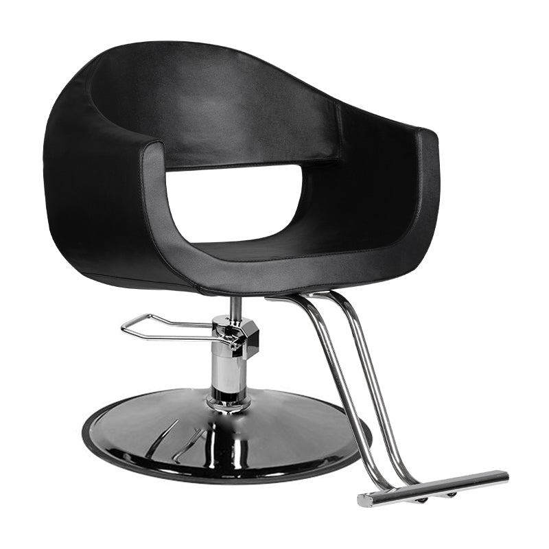 Fauteuil de Coiffeur Gabbiano Como Noir 1