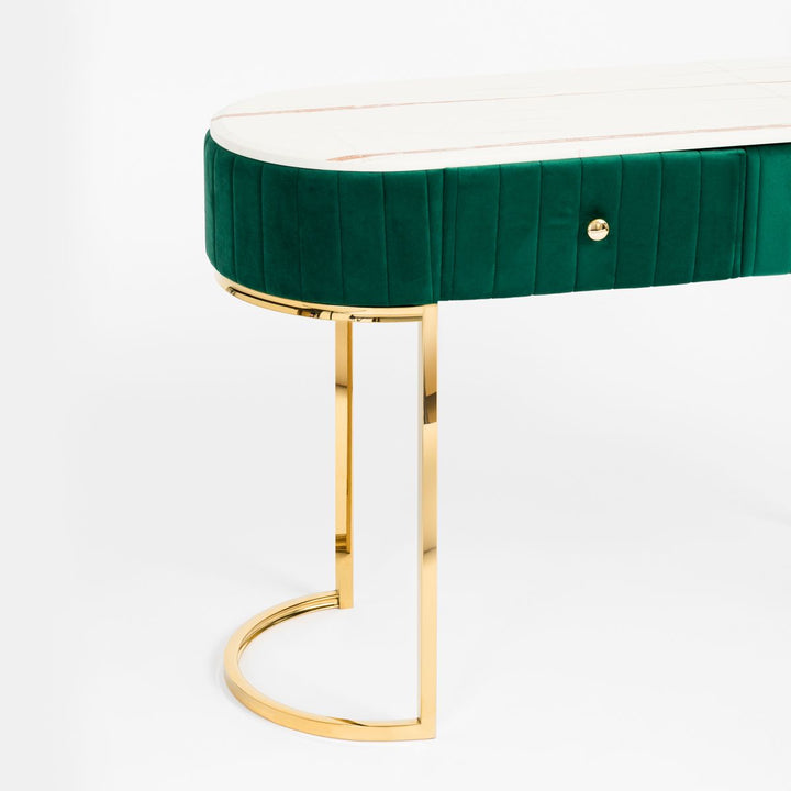 Table de toilette Velours T11 Vert 5