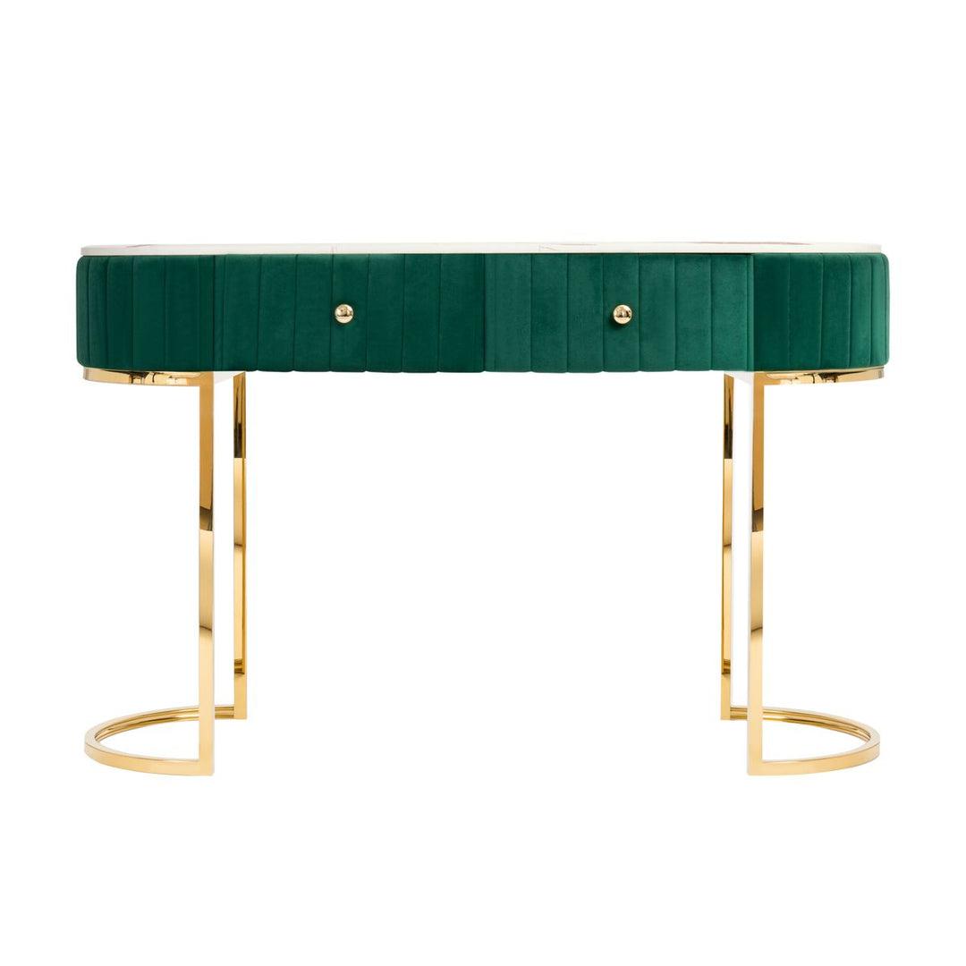 Table de toilette Velours T11 Vert 15