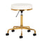 Tabouret à Roulettes Réglable H4 Or Blanc