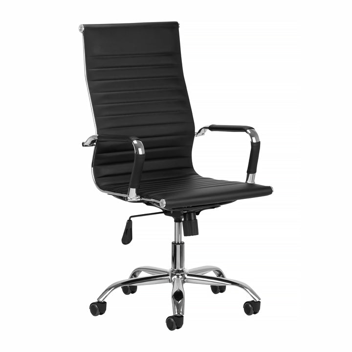 Chaise de bureau QS-1864P Noir 1
