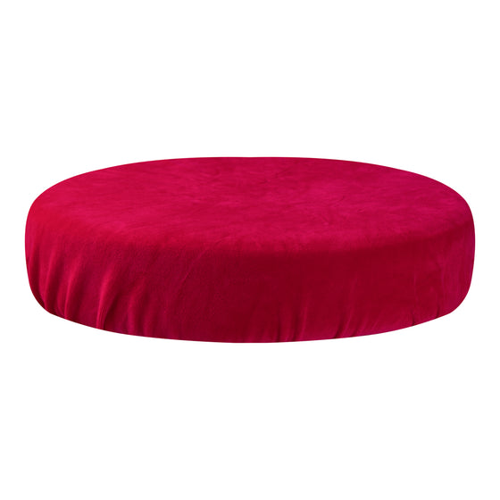 Housse de Petit Siège Velours Fuchsia