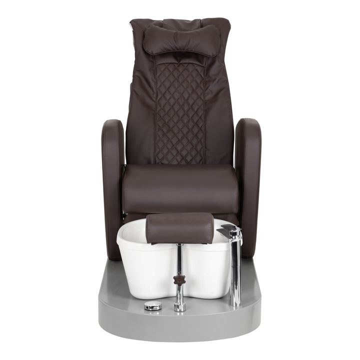 Fauteuil Pédicure Spa Électrique Massant Azzurro 016C Marron avec Hydromassage 4