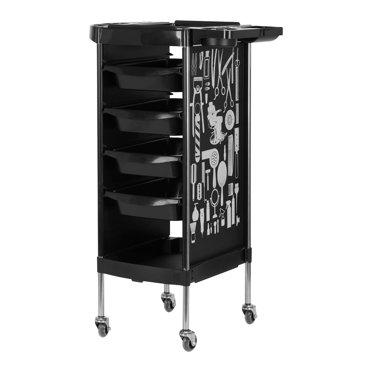 Chariot Coiffure Gabbiano X11-9 Graph Noir