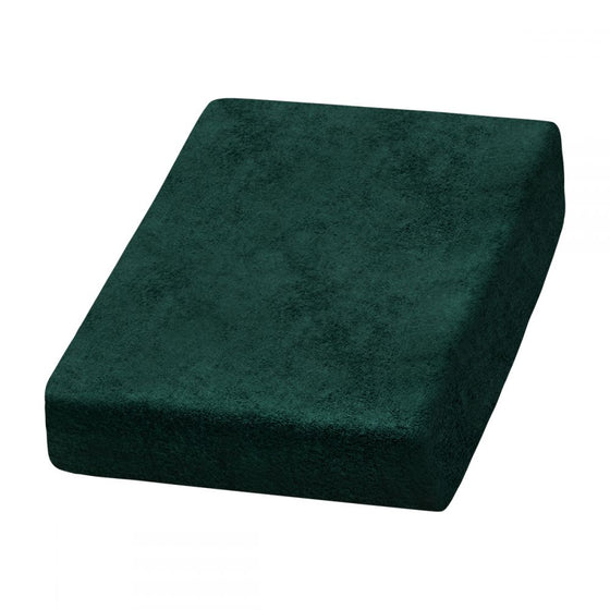 Housse pour Fauteuil Esthétique et Table de Massage Terry 190 x 60 cm Vert bouteille
