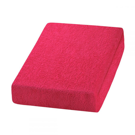 Housse pour Fauteuil Esthétique et Table de Massage Terry 190 x 60 cm Fuchsia