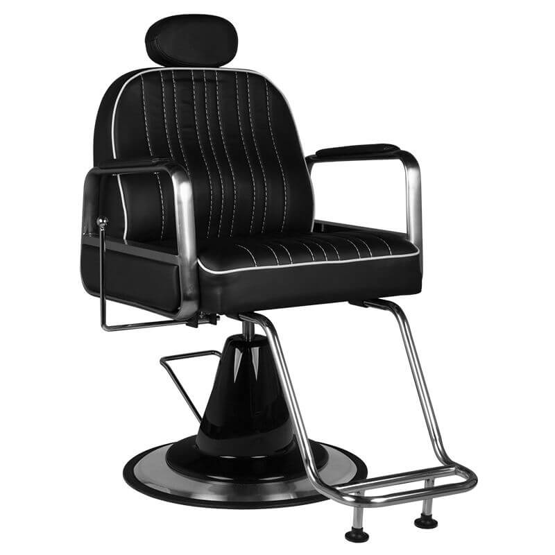 Kappersstoel Barber Gabbiano Luca Zwart 1